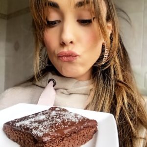 torta caprese senza glutine e senza lattosio